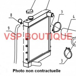 RADIATEUR MOTEUR BELLIER...