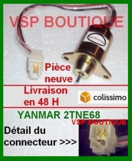 ARRET MOTEUR YANMAR SOLENOIDE