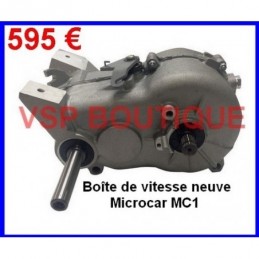 BOITE DE VITESSES MICROCAR MC1 (595 € TTC NEUVE) (ADAPTABLE)