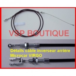 CABLE INVERSEUR MICROCAR VIRGO (MARCHE ARRIERE)