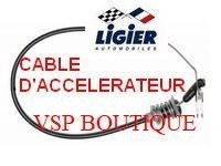 Câble d'accélerateur Ligier