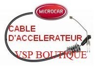 Câble d'accélerateur Microcar